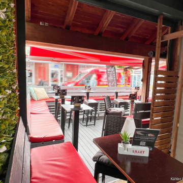 Aussenbereich Raucherlounge