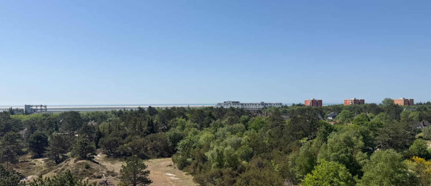 Außenbereich mit Blick auf die Nordsee